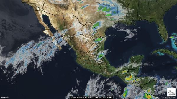 कोस्टा रिका मौसम बादल मानचित्र 