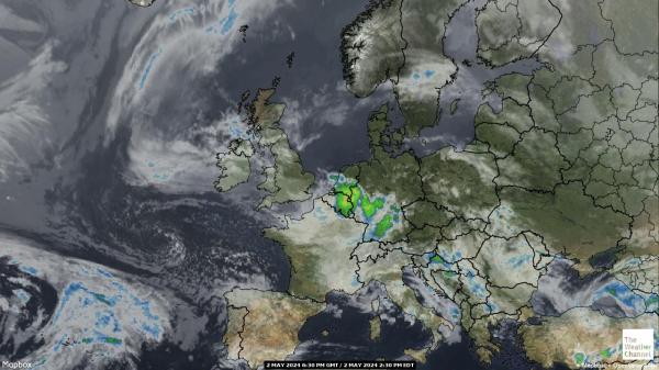 Croatia Weather Cloud Map 