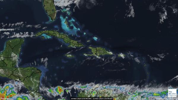 Kuba Wetter Wolke Karte 