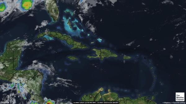 Cuba Meteo nuvola mappa 