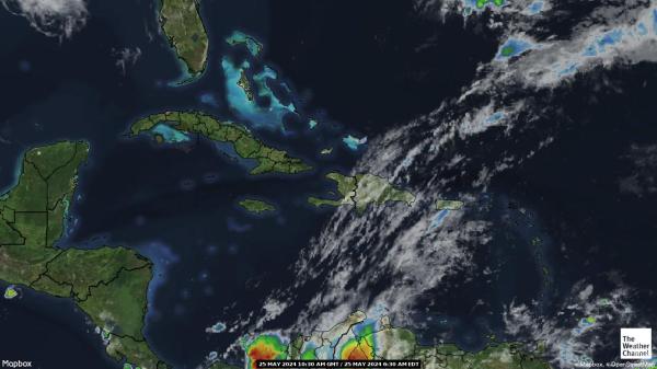 Cuba Mapa del tiempo pronóstico nube 