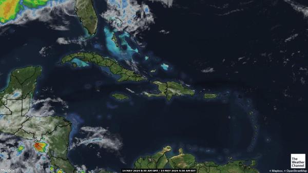 Küba Hava bulut haritası 