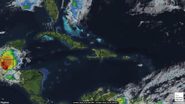 Cuba Previsão do tempo nuvem mapa 