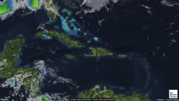 Curaçao Vremenska prognoza, Satelitska karta vremena 