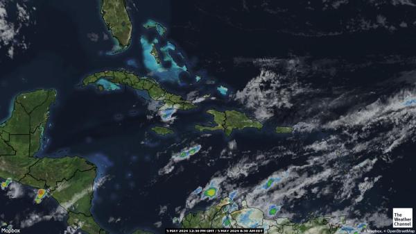 Доминика Погода облако карту 