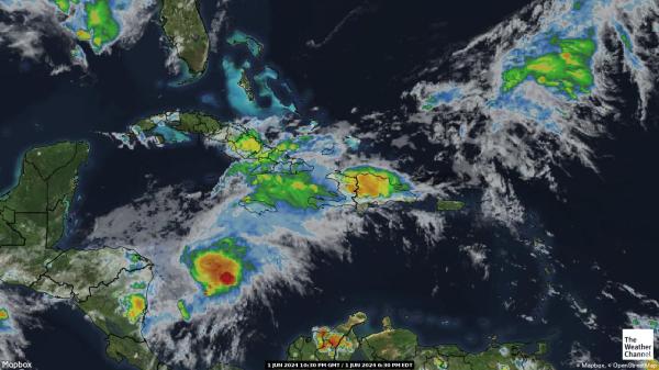 Dominica Weather Cloud Map 
