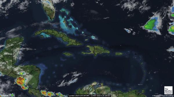 Dominica Ilm pilv kaart 