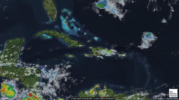 多明尼加共和國 天氣雲圖 