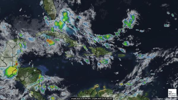 ドミニカ共和国 天気クラウドマップ 