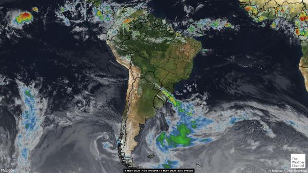 厄瓜多尔 天气云图 