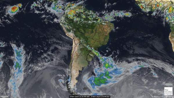 Эквадор Погода облако карту 