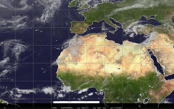 Egypti Sää pilvi kartta 