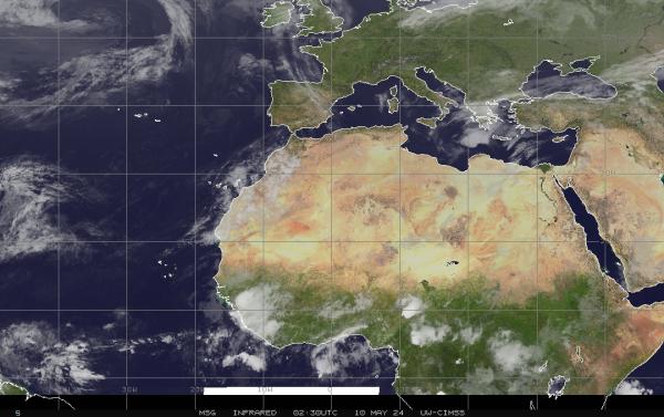 Egypt Previsão do tempo nuvem mapa 
