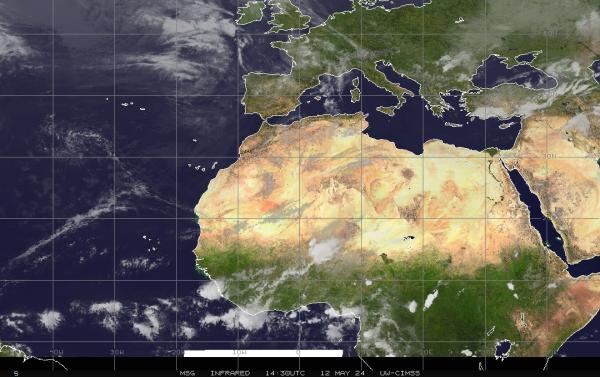 مصر موسم بادل کا نقشہ 