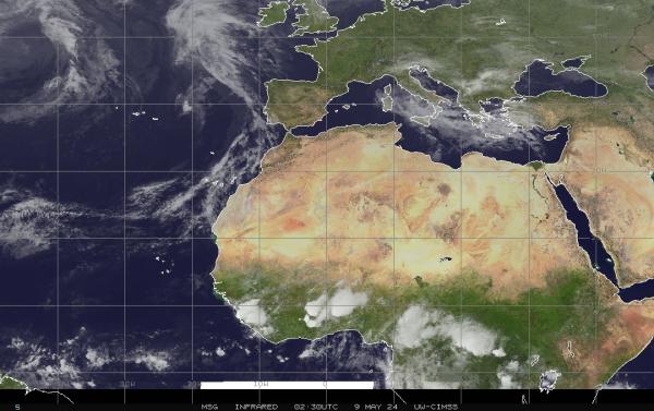 Egiptus Ilm pilv kaart 