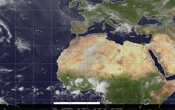 Egipto Mapa del tiempo pronóstico nube 