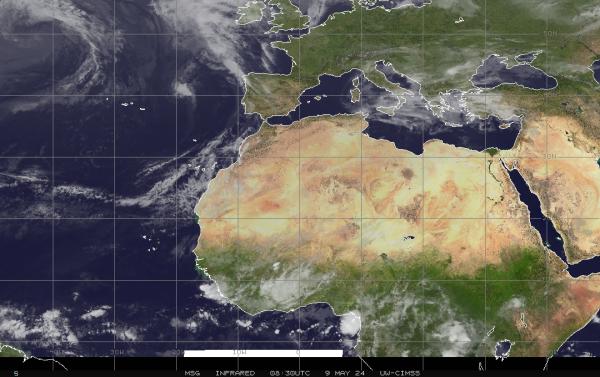Egipat Vremenska prognoza, Satelitska karta vremena 