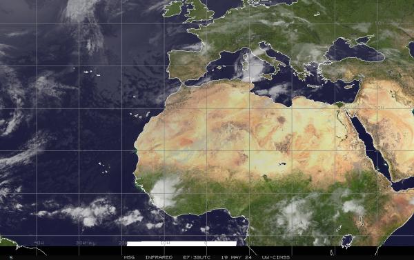 Egypt Previsão do tempo nuvem mapa 