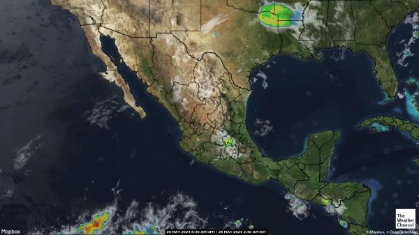 El Salvador Mapa del tiempo pronóstico nube 