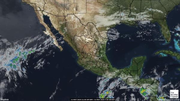 Ел Салвадор времето облачна карта 