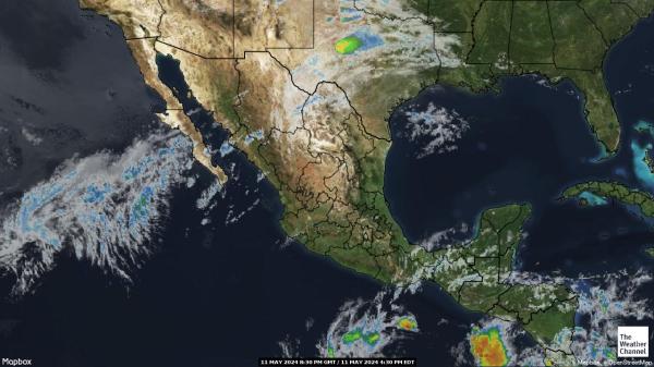 Ел Салвадор времето облачна карта 