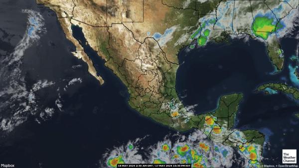 El Salvador Vremenska prognoza, Satelitska karta vremena 