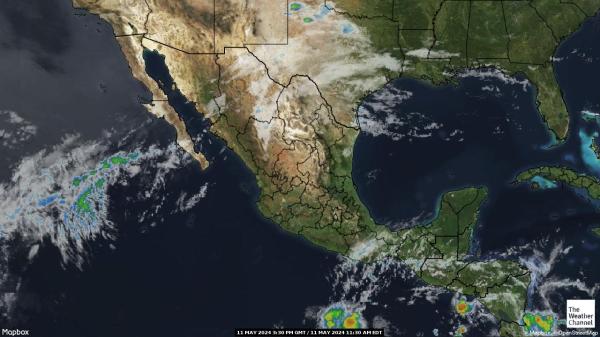 Ел Салвадор Временска прогноза, карта 