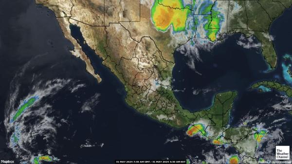 السلفادور خريطة الطقس سحابة 