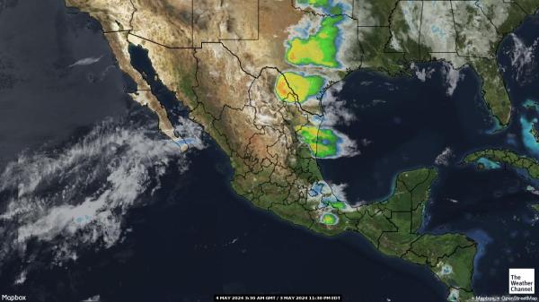 El Salvador Ilm pilv kaart 