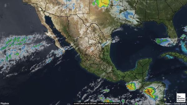 Ел Салвадор Временска прогноза, карта 
