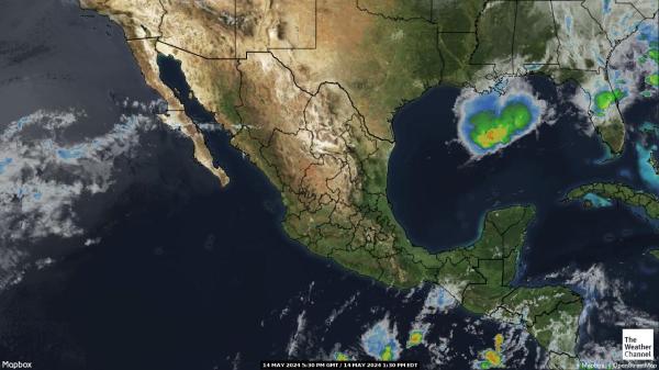 Сальвадор Погода хмарної карти 