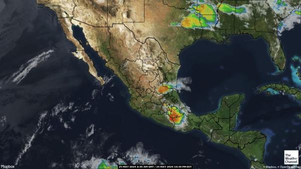 El Salvador Hartă starea vremii nor 