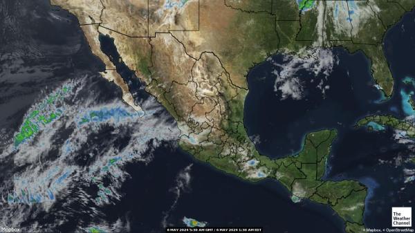 El Salvador Weather Cloud Map 