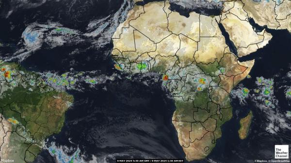 赤道几内亚 天气云图 