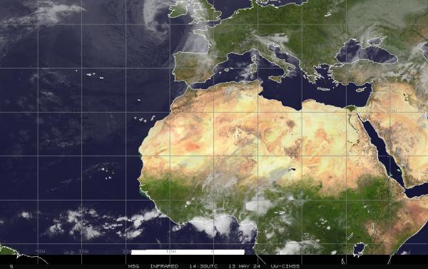 ایریٹریا موسم بادل کا نقشہ 