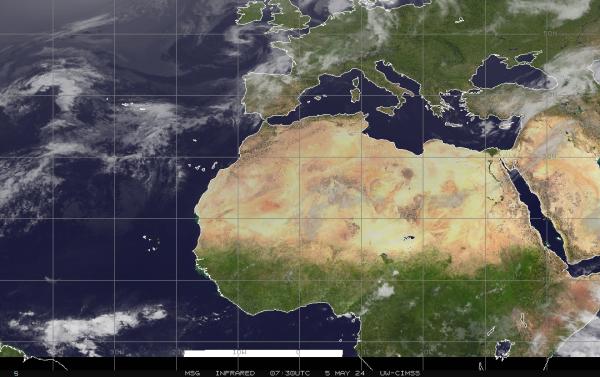 厄立特里亚 天气云图 