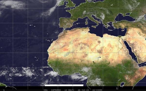 Eritreja Vremenska prognoza, Satelitska karta vremena 