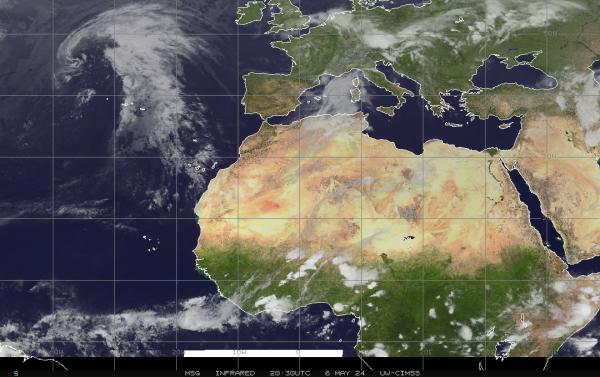 إريتريا خريطة الطقس سحابة 