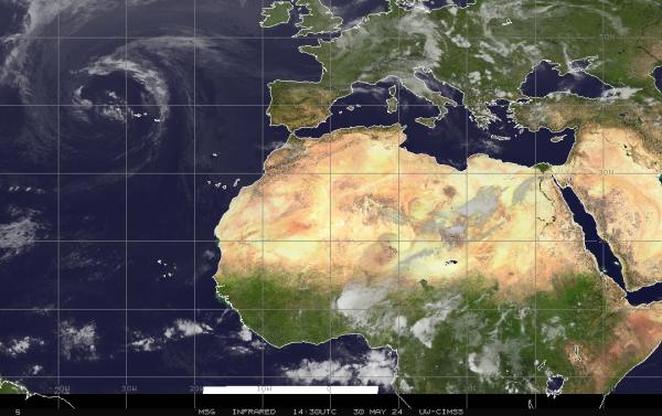 厄立特里亚 天气云图 