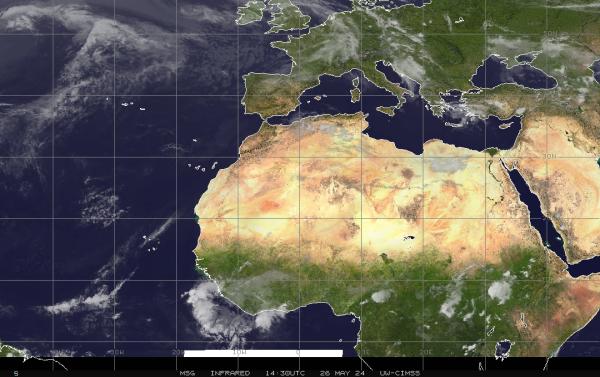 Eritre Hava bulut haritası 