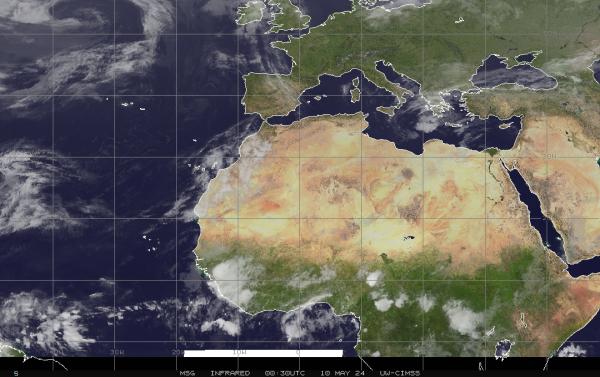 Eritrea Peta Cuaca Awan 