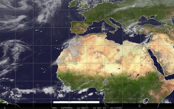 Eritrea Peta Cuaca awan 