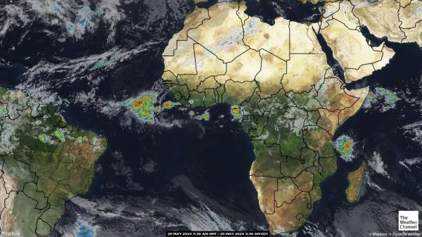 Эфиопия Погода облако карту 