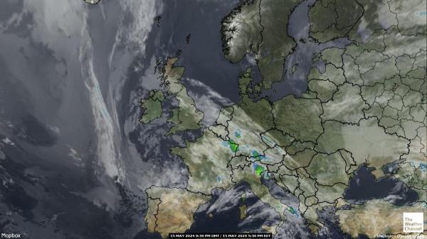 Ευρώπη Καιρός σύννεφο χάρτη 