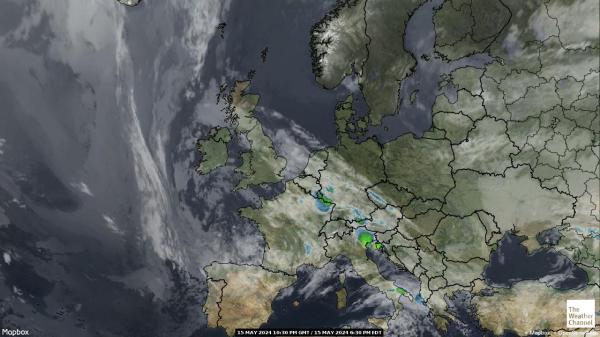 Европа Погода облако карту 