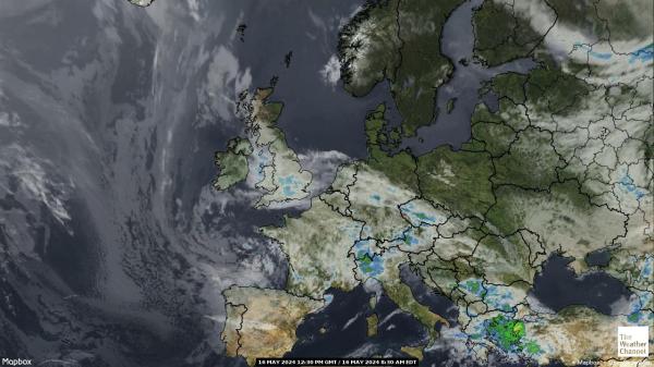 Европа Погода облако карту 