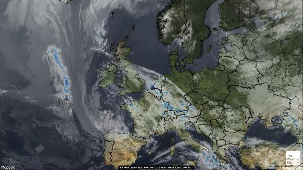 Euroopa Liidu Ilm pilv kaart 