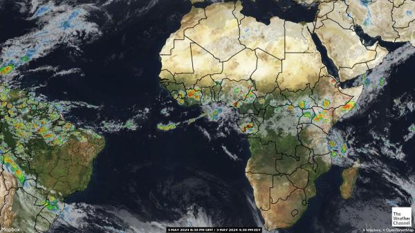 Gambija Vremenska prognoza, Satelitska karta vremena 