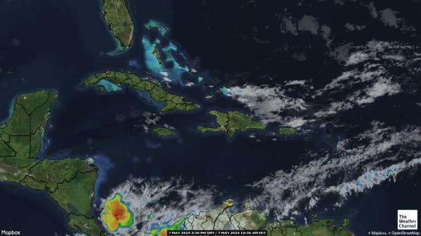 Grenada Vremenska prognoza, Satelitska karta vremena 