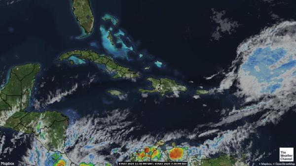 Guadeloupe Weather Cloud Map 